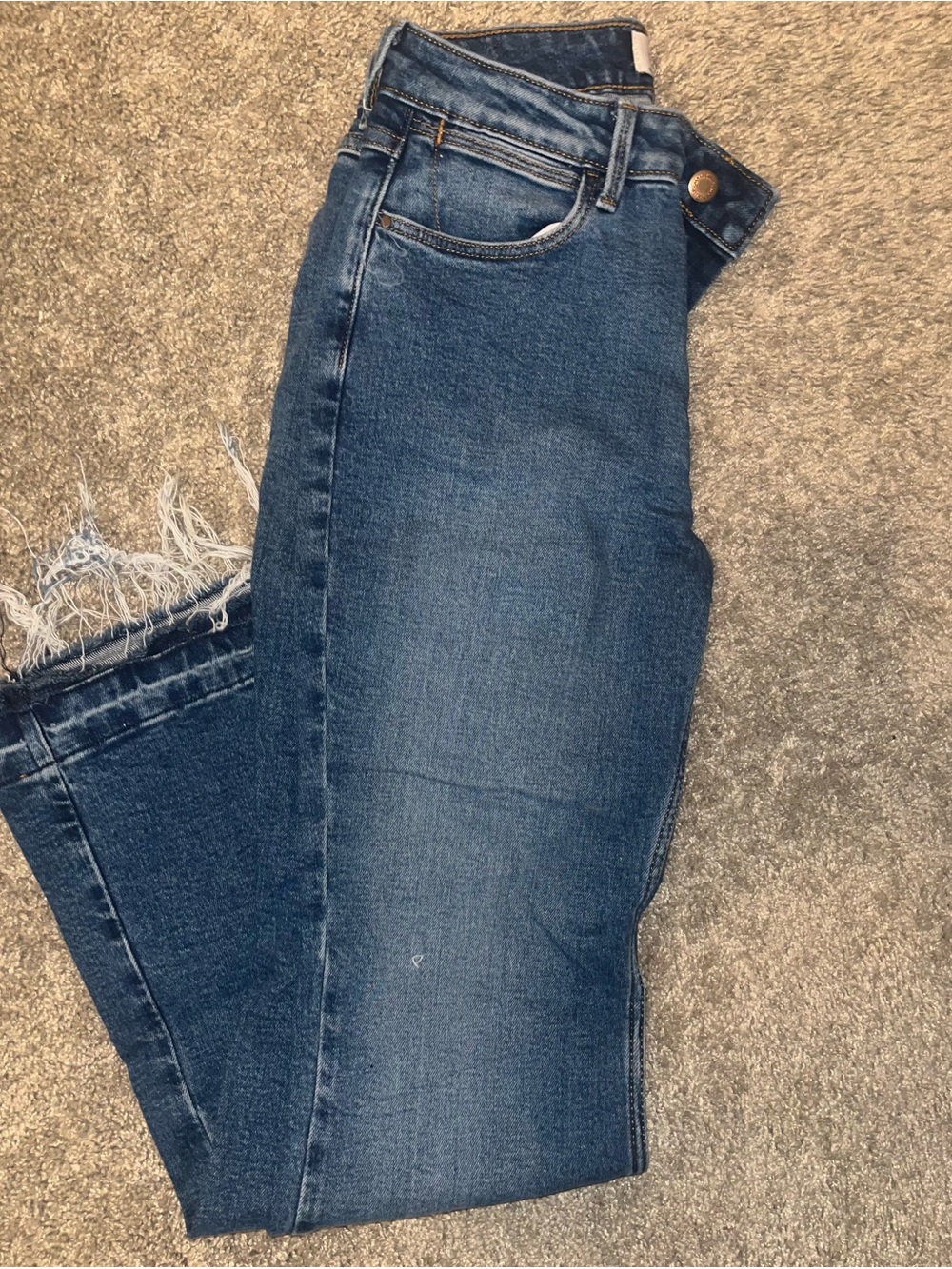 Wrangler Women’s Medium Blue Ankle Crop Jeans